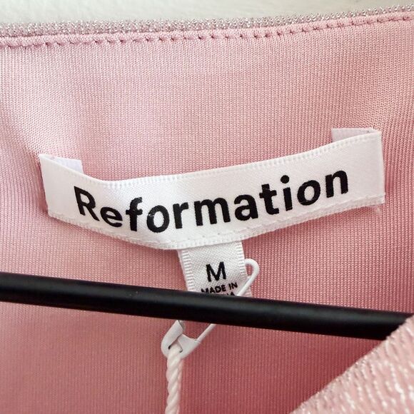 New Reformation Amiah Knit Dress Size M - Picture 6 of 8